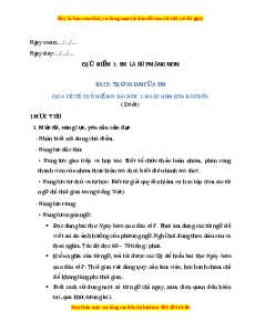 Giáo án Thời gian của em Tiếng việt 2 Cánh diều