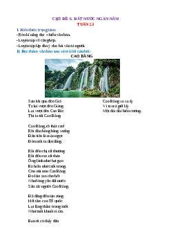 Bài tập cuối tuần Tiếng Việt lớp 5 Chân trời sáng tạo Tuần 23