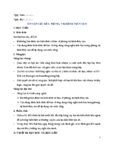 Giáo án Ôn tập chủ đề 9 Công nghệ 12 Cánh diều