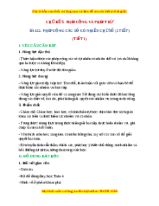 Giáo án Phép cộng các số có nhiều chữ số Toán 4 Kết nối tri thức