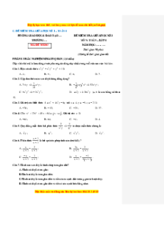 Đề thi giữa kì 1 Toán 8 Cánh diều (Đề 8)
