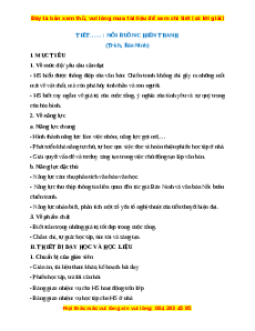 Giáo án Nỗi buồn chiến tranh Ngữ Văn 12 Kết nối tri thức