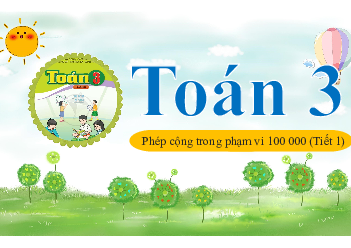 Giáo án Powerpoint Phép cộng trong phạm vi 100 000 Toán lớp 3 Cánh diều