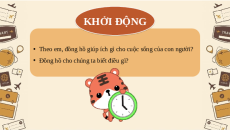 Giáo án Powerpoint Giờ - Phút Toán lớp 2 Cánh diều