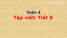 Giáo án Powerpoint Tập viết sau bài 18, 19 Tiếng việt lớp 1 Cánh diều