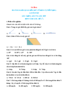 Bài tập cuối tuần Toán 4 Tuần 6 Cánh diều (có lời giải)