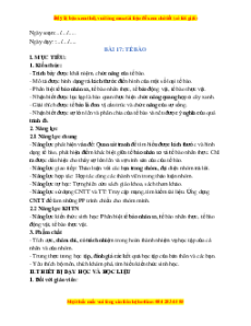 Giáo án Sinh học - KHTN 6 Chân trời sáng tạo