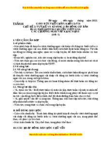 Giáo án Bài 3: Phối hợp di chuyển vượt qua các trướng ngại vật khác nhau Gdtc 3 Cánh diều