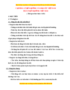 Giáo án Địa lí 8 Bài 9 Cánh diều (2024): Thổ nhưỡng Việt Nam