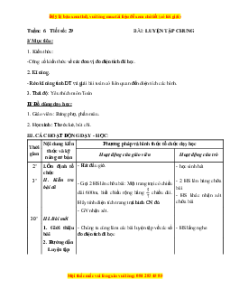 Giáo án Bài 29 Toán lớp 5: Luyện tập chung (Trang 31-1)