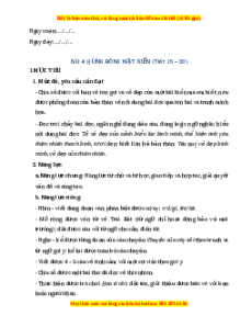 Giáo án Hừng đông mặt biển Tiếng việt 2 Chân trời sáng tạo