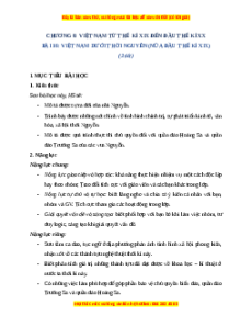 Giáo án Bài 16 Lịch sử 8 Kết nối tri thức (2024): Việt Nam dưới thời Nguyễn (nửa đầu thế kỉ XIX)