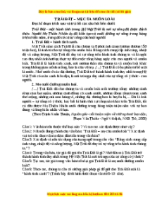 Phiếu bài tập Tuần 3 Trái đất - Mẹ của muôn loài Ngữ văn 6