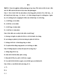 Đề thi giữa kì 1 Vật lí 12 Cánh diều (Đề 1)