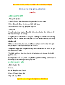 Giáo án Hình bình hành, hình thoi Toán 4 Kết nối tri thức