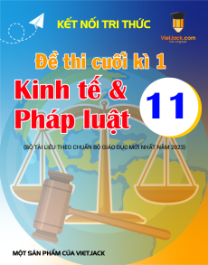 Bộ 6 đề thi cuối kì 1 KTPL 11 Kết nối tri thức Cấu trúc mới có đáp án