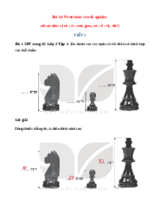 VBT Toán lớp 3 Bài 34 (Kết nối tri thức): Thực hành và trải nghiệm với các đơn vị mi-li-mét, gam, mi-li-lít, độ C