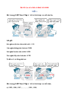 VBT Toán lớp 3 Bài 45 (Kết nối tri thức): Các số có bốn chữ số. Số 10 000