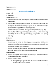Giáo án NLS Hóa học 9 Kết nối tri thức Bài 25
