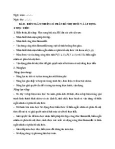 Giáo án chuyên đề Toán 12 Kết nối tri thức