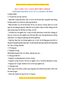 Giáo án Nhân vật và xung đột trong bi kịch (2024) Kết nối tri thức