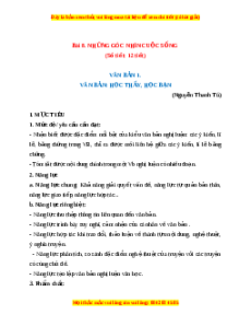 Giáo án Bài 8: Những góc nhìn cuộc sống (2024) Chân trời sáng tạo
