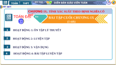 Giáo án Powerpoint Bài tập cuối chương 9 Toán 10 Kết nối tri thức