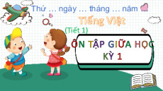 Giáo án Powerpoint Ôn tập giữa học kì 1 Tiếng việt lớp 4 Chân trời sáng tạo