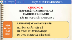Giáo án Powerpoint Hợp chất carbonyl Hóa học 11 Cánh diều