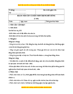 Giáo án Bài 20 Khoa học lớp 4 (Chân trời sáng tạo): Nấm ăn và nấm men trong đời sống