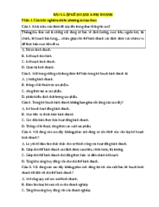 Trắc nghiệm Bài 5: Lập kế hoạch kinh doanh Kinh tế pháp luật 12 Đúng-Sai, Trả lời ngắn 2025