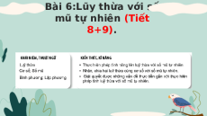 Giáo án Powerpoint Lũy thừa với số mũ tự nhiên Toán 6 Kết nối tri thức