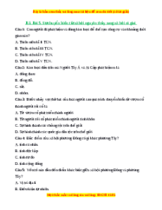 Trắc nghiệm Bài 5 Lịch sử 6 Cánh diều: Chuyển biến về kinh tế, xã hội cuối thời nguyên thủy