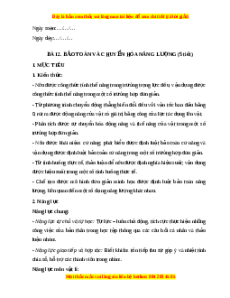 Giáo án Bài 2 Vật lí 10 Cánh diều (2024): Bảo toàn và chuyển hóa năng lượng
