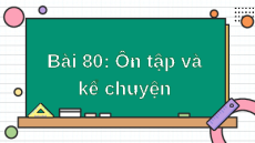 Giáo án Powerpoint Bài 80: Ôn tập và kể chuyện Tiếng việt lớp 1 Kết nối tri thức