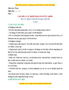 Giáo án Nhân với số có hai chữ số Toán lớp 4 Chân trời sáng tạo