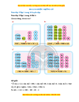 Giải Sgk Toán lớp 3 Bài 6: Em làm được những gì? (Chân trời sáng tạo)
