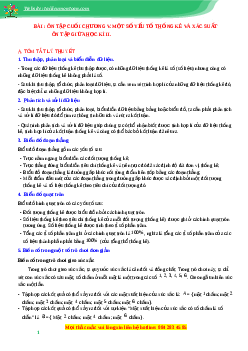 Chuyên đề Bài tập cuối chương 5 Toán 7 Cánh diều