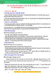 Chuyên đề Bài tập cuối chương 5 Toán 7 Cánh diều