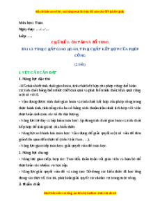 Giáo án Tính chất giao hoán, tính chất kết hợp của phép cộng Toán 4 Chân trời sáng tạo