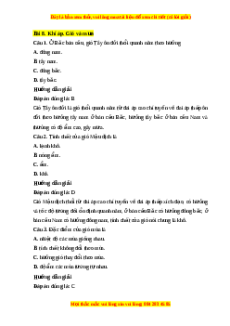 Trắc nghiệm Bài 8: Khí áp, gió và mưa Địa lí 10 Cánh diều