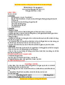 Giáo án Địa lí 6 Kết nối tri thức (2024): Ôn tập giữa kì 1