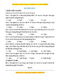 Bài tập cuối tuần Toán 5 Tuần 27 (có lời giải)