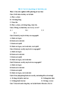 Trắc nghiệm Bài 23: Vai trò của phòng, trị bệnh thủy sản Công nghệ 12 Lâm nghiệp-Thủy sản Kết nối