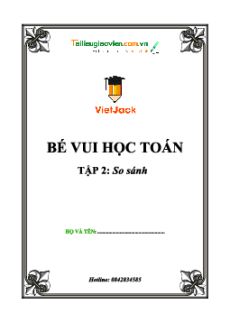 Bé vui học toán Tập 2