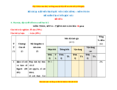Đề thi cuối kì 2 Toán 11 Kết nối tri thức (Đề 6)