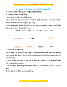 Lý thuyết Sinh học 10 Chân trời sáng tạo Bài 3: Các cấp độ tổ chức của thế giới sống