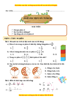 Bài tập cuối tuần Toán 4 Tuần 28 Chân trời sáng tạo (có lời giải)