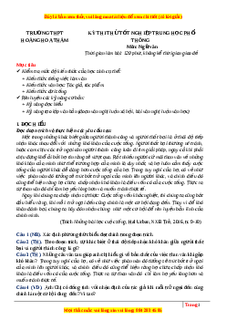 Đề thi thử Ngữ văn trường Hoàng Hoa Thám lần 1 năm 2023