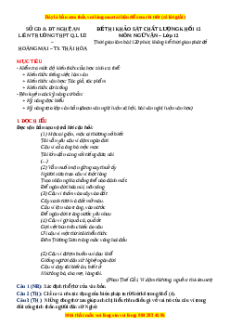 Đề thi thử Ngữ văn Sở Nghệ An năm 2023